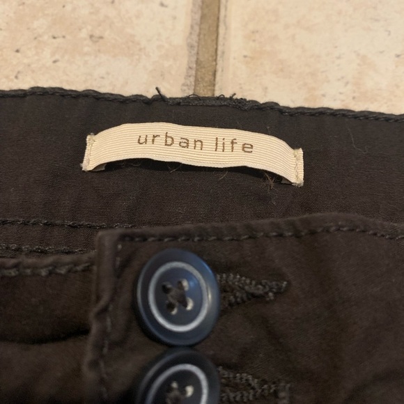 Urban Life Dark Brown Capri Cargo Pants - Size 7/8 - Picture 2 of 8